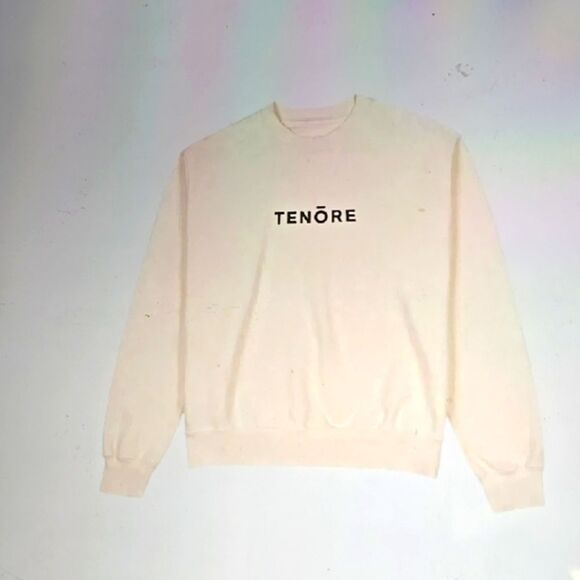 Tenore, All Seasons Staple, Logo Fleece Cream  M unisex - Picture 1 of 10